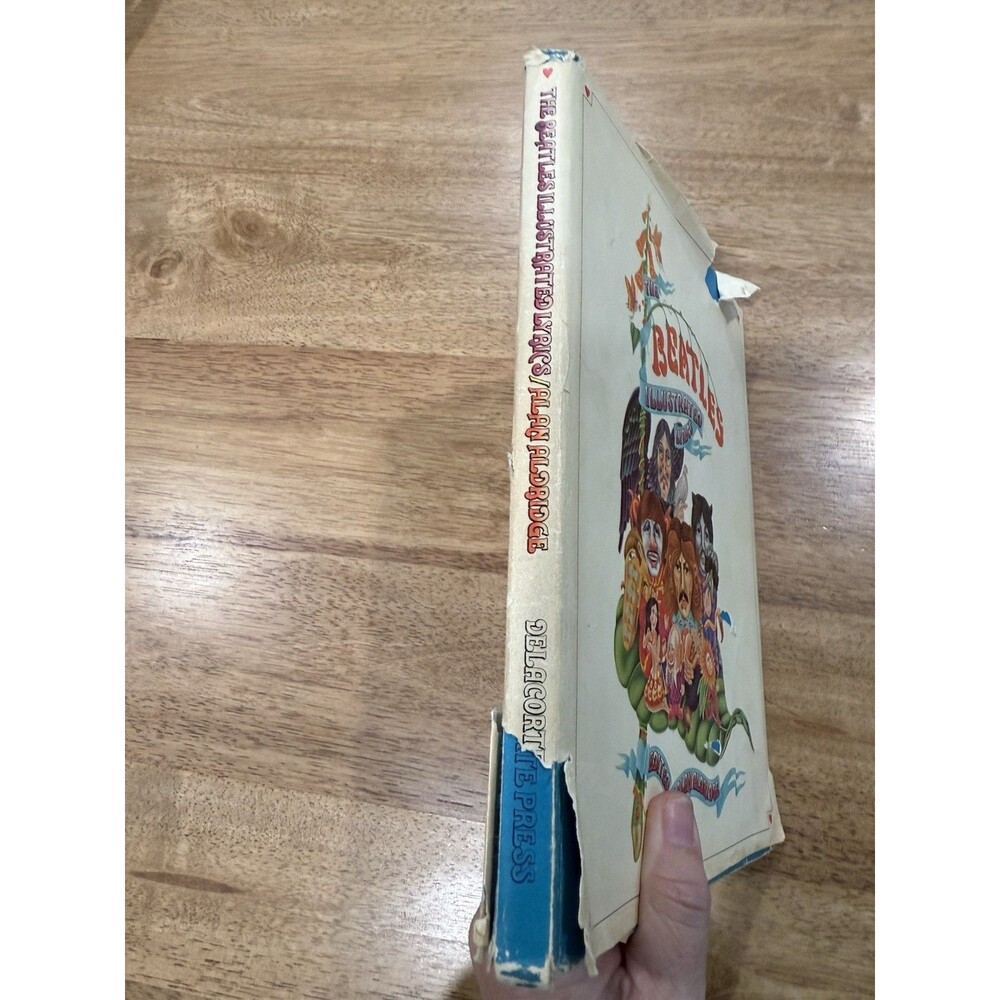 The Beatles Illustrated Lyrics Book- By Alan Aldridge 1st‎ Amer Ed, 2nd Impress. - Picture 2 of 12